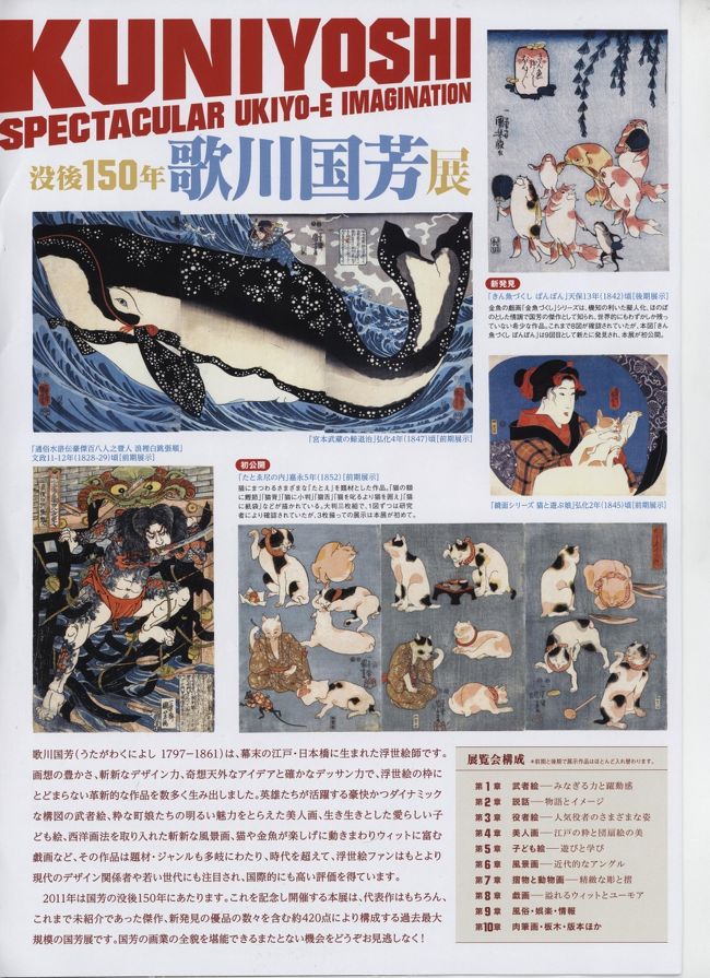 没後150年歌川国芳展☆六本木ヒルズ東京シティビュー☆2011