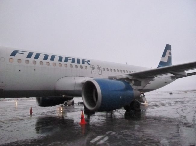 乗って来たフィンエアーの機体