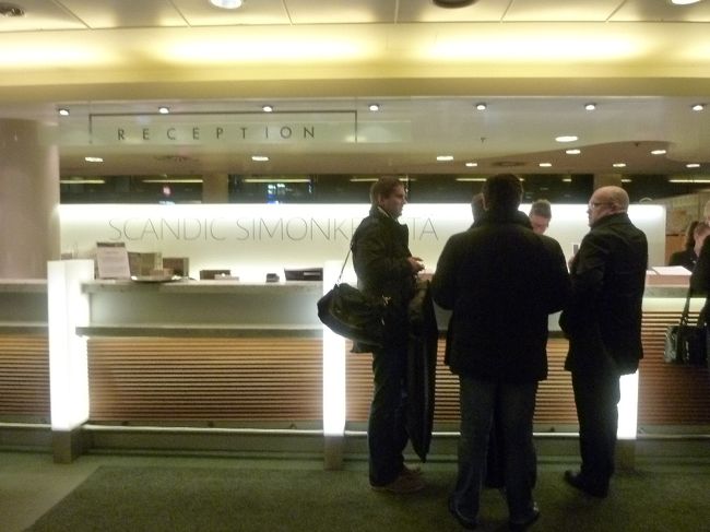 ホテルのレセプション