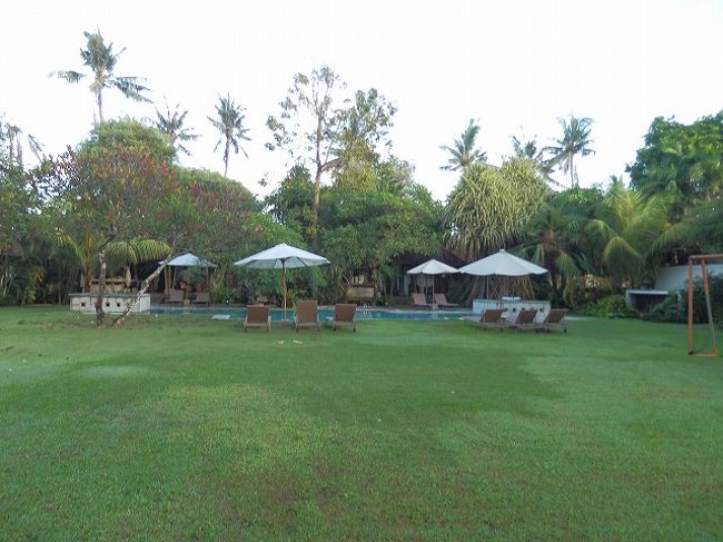 ホテル前景。<br />ほんとに中庭が広いです。のーんびりできます。