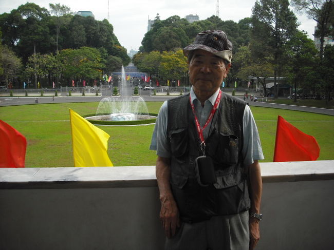 統一会堂、ベトナム戦争当時ここから市民に呼びかけてた。