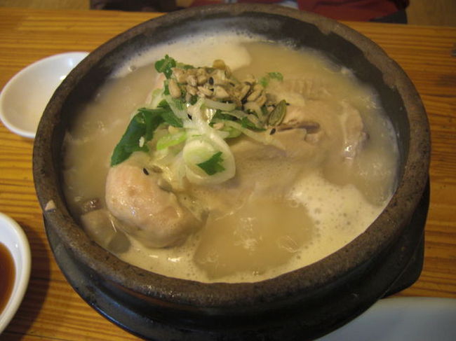 濃厚なお味のサムゲタン！！