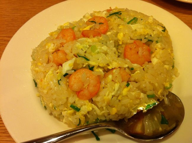 飽きもせずエビチャーハン。