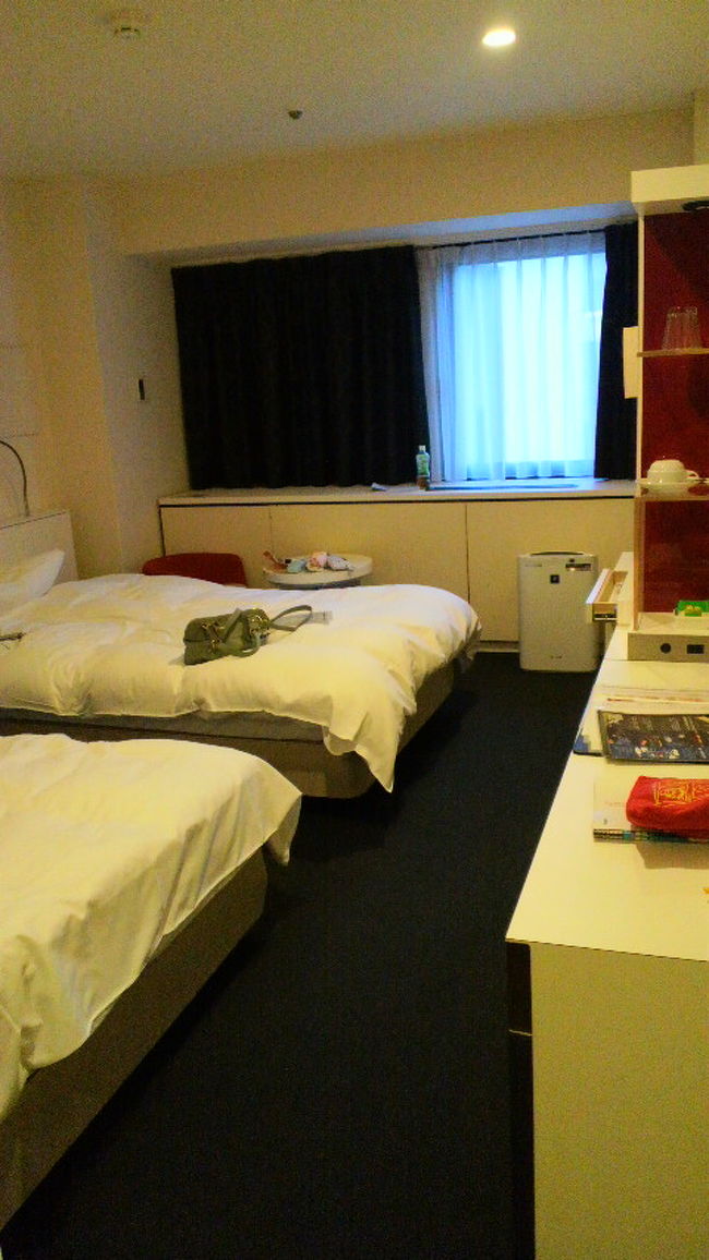 クロスホテル大阪。道頓堀に近くおしゃれで綺麗なホテルです。