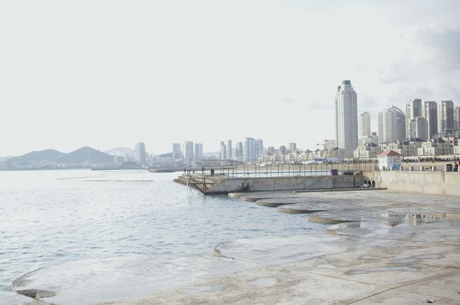 星海広場の海岸