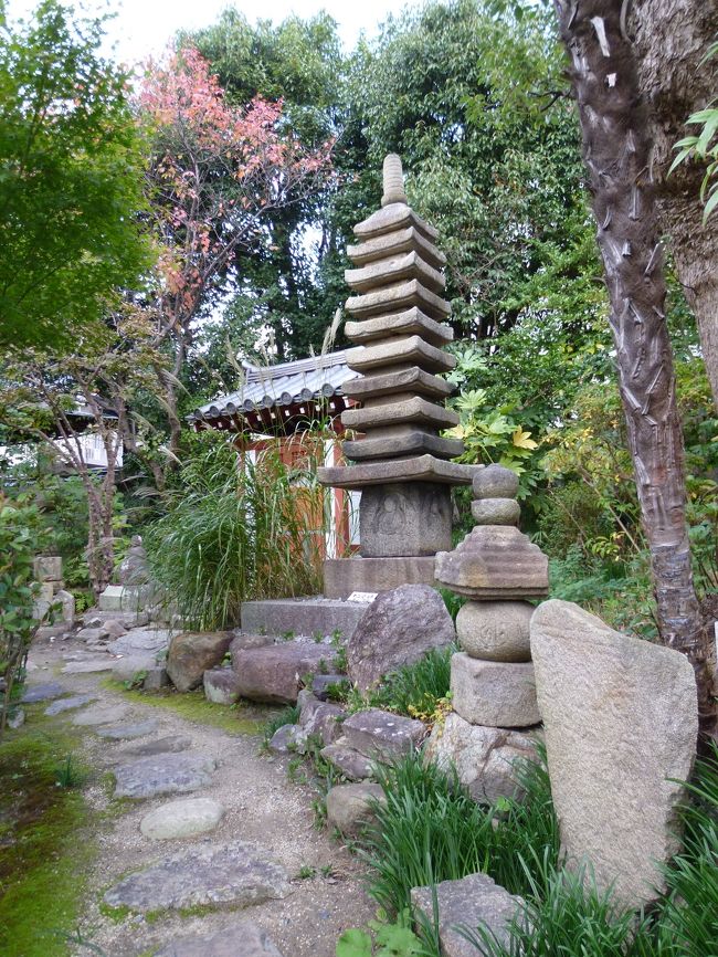 新薬師寺から歩いてならまちのほうへ向かいます。<br /><br />途中、昨年訪れた頭塔の近くをとおって十輪院へ。<br />本堂の中には入りませんでしたが、お庭もきれいに整えられていて気持ちのいい空間でした。<br /><br />十三重石塔や、曼荼羅の刻まれた石（興福寺曼荼羅石）などを見ました。