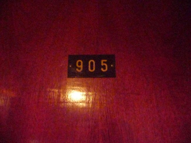 今回、お世話になった９０５号室。<br /><br />(9:39)