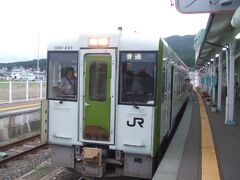 帰りは普通列車で野辺地止まりになります。
帰りもけっこうな乗車率でした。