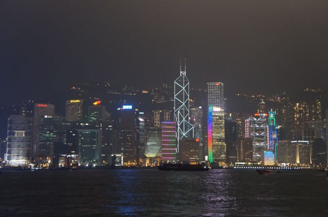 10回以上も香港に来ながら、九龍島から夜景をみるのは初めての私