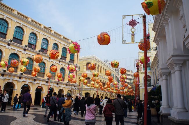 マカオは観光客多し！<br /><br />西洋と東洋の不思議なミックス