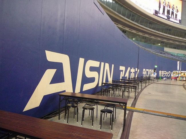 高〜〜〜く上がったボールを選手が壁に突撃しながら取りに行きますよね。<br />で・・・<br />相方と２人で壁に突撃してみた。<br /><br />当たり前だけど、硬い壁なので痛い！！！<br />選手のみなさん、すごいですね。