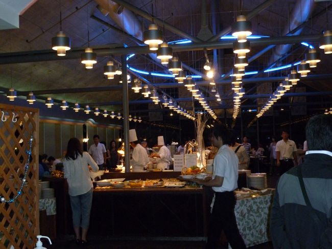 夕食はニューヨークのブッフェ<br /><br />