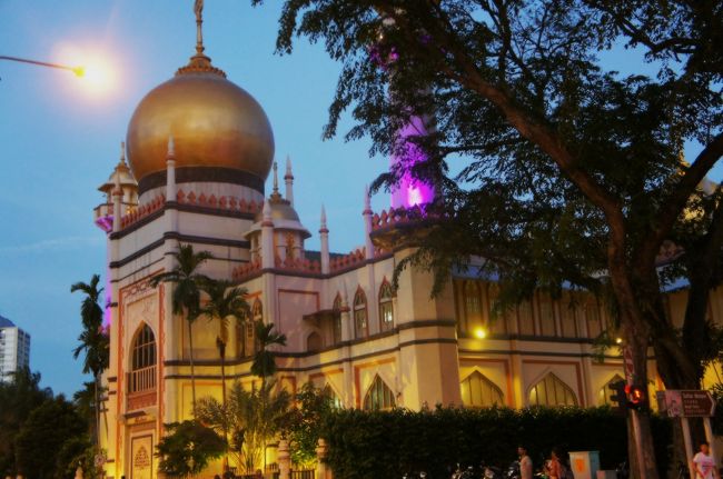 預けているスーツケースをホテルに取りに行って、空港へ向かおう。<br /><br />ホテル前はアラビアンナイトを感じるサルタンモスク。最後まで美景を見られて良かった☆<br /><br />年末からマレーシア・クアラルンプールに入り、世界遺産の街マラッカに立ち寄り、このシンガポールにやってきた。<br /><br />自由気ままに街歩きをして、暑さにやられながらも、とっても楽しい一人旅だった♪<br />この旅に来られて、無事日常に戻れることに感謝して、多彩な魅力に包まれた両国の旅を終えよう〜<br /><br />たくさんのトラベラーさん達にも助けられ、本当に楽しい旅だった！みなさん、ありがとう♪<br /><br />そして、またくる日まで☆〜（ゝ。∂）ありがとうマレーシア&amp;シンガポール♪