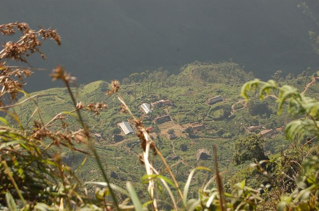 村が小さく見える