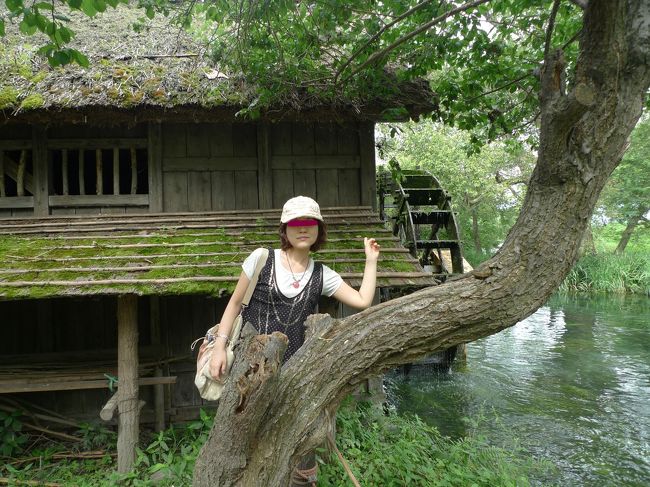 いえいー＾＾<br />この水車の場所好き！