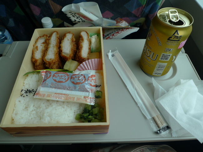 今回の度のしめくくり・・・はい。カツ弁当。<br />これしか余ってなかったのーー。駅弁。<br /><br />でも美味い＾＾<br /><br />楽しかったです。！読んでくれた人ありがとう＾＾