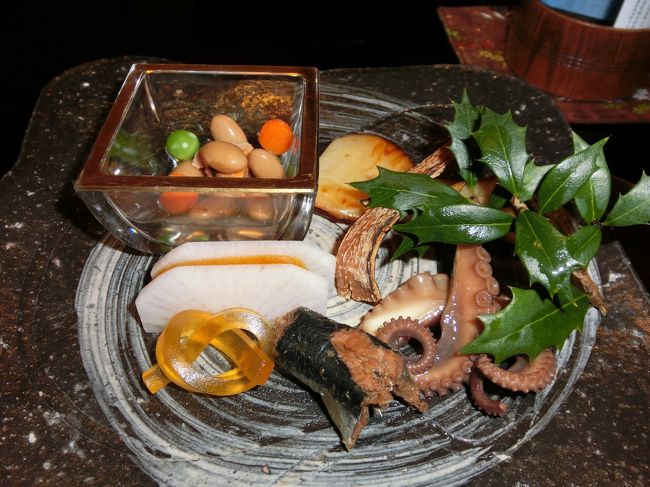 <br />あんきも、鰤、蛸、カラスミなどの<br />八寸