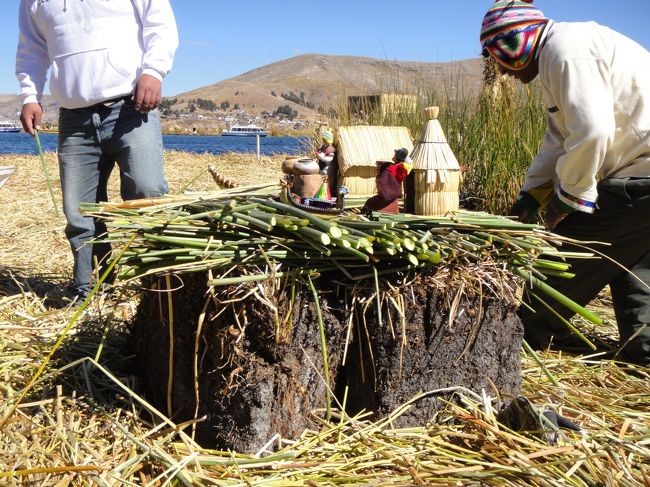 距離感がなんとなくつかめたところで、引き続き島民による島の仕組みについての講義です。<br />小さな模型を使っての説明はとても分かりやすかったです。<br />日本にこのノウハウを持って帰って、新たな島を作るのに役立ちそうですね。