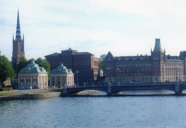 リッダーホルム教会が見えます。<br />ぼーっとしちゃいます。<br />いわゆる北欧の癒しですね