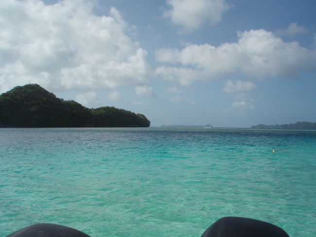 パラオの海はきれいだ。