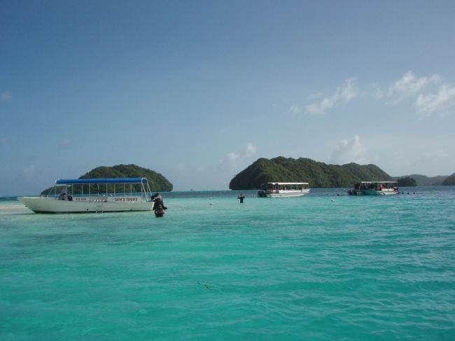 ここで少しシュノーケルを楽しむ。流されたショックを癒すんだ。クマノミやら何やら、沢山お魚がいます。