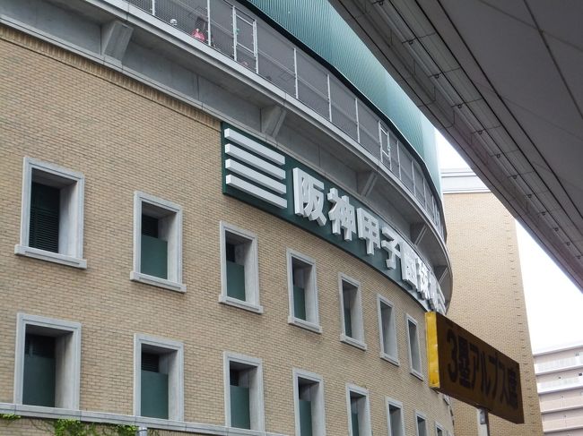 甲子園の決勝は、例年は午後始まりだけど、今年は節電の影響で9：30開始。<br />大阪駅まで夜行バスで頑張ってきたけど、開始直前に到着。<br />