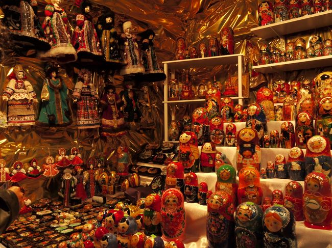 マトリーショカいろいろ。<br />すごく可愛い。