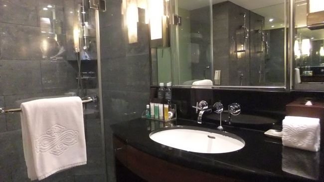 洗面台、シャワーブースもあり使いやすいよ。