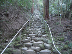 熊野磨崖仏
鬼が一夜で積んだという階段