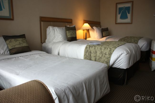 今回の宿泊先はニューワールド。<br />3人1室（エキストラベッド）