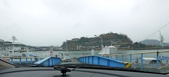 フェリーに，実は日本では初めてではないかな．ノルウエーやフィンランドでは頻繁に乗っているが．