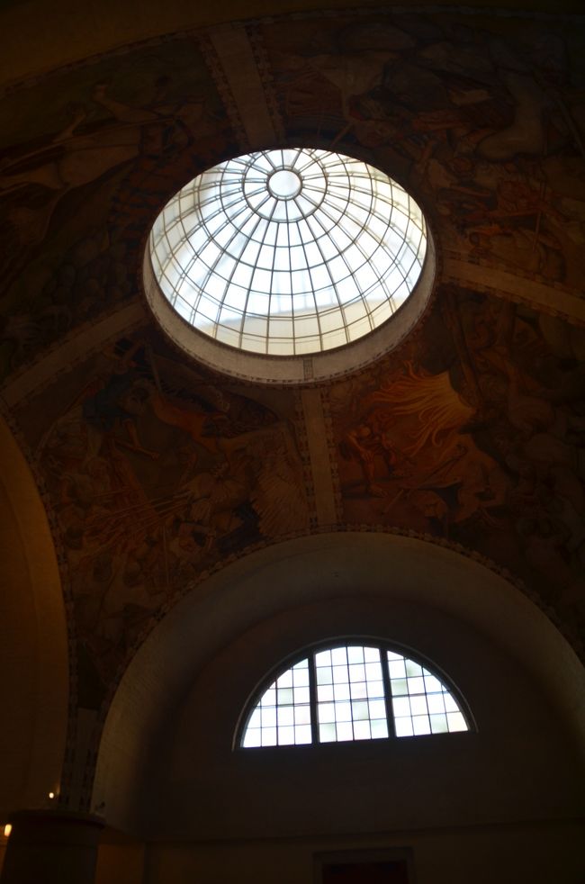 国立博物館ホールの上部のドーム