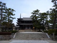奈良は京都よりも歴史の古い町ですから、行く所行く所で着目すべき時代もめまぐるしく変わります。

次に訪れたのは、国内最古の木造建築として知られる法隆寺。

聖徳太子による建立です。

推古天皇が初めて女性天皇として即位された時、厩戸皇子は立太子し、摂政に任命されます。

時は蘇我氏の全盛期で、前帝の崇峻天皇は大臣蘇我馬子が放った刺客によって弑されてしまいました。

聖徳太子は仏教による国家の泰平を理想とし、蘇我氏と協力して廃仏派の物部守屋を倒します。

法隆寺建立の詳しい年は今も不明のままですが、一説には物部守屋鎮魂のために聖徳太子が建てたと言われています。