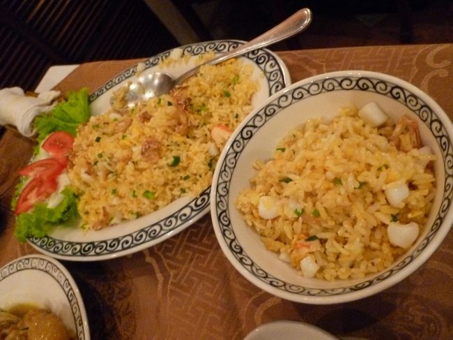 海鮮チャーハン。