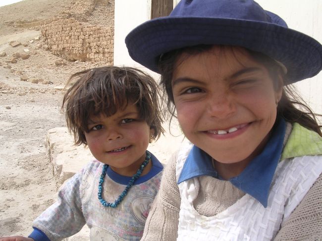 パルミラの遺跡で出会った、ベトウィンのきょうだい