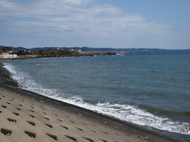 フラワーラインを北上して、いすみ市を目指します。<br />途中に海が見えたので、車を停めた。