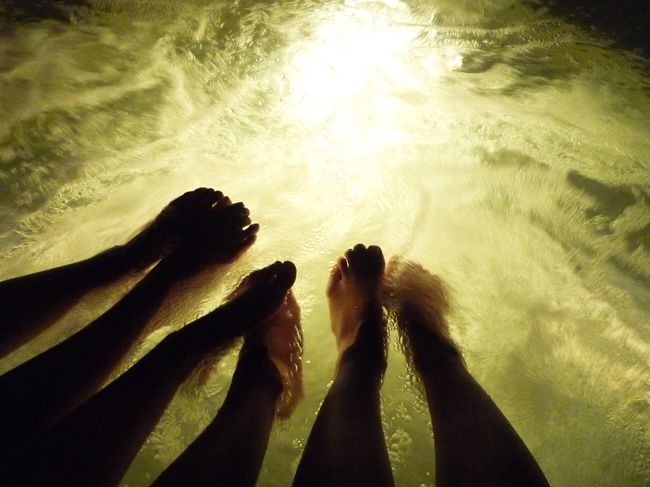 バーには、足用ジャグジーも併設！！<br />初日から旅の疲れを癒しました♪