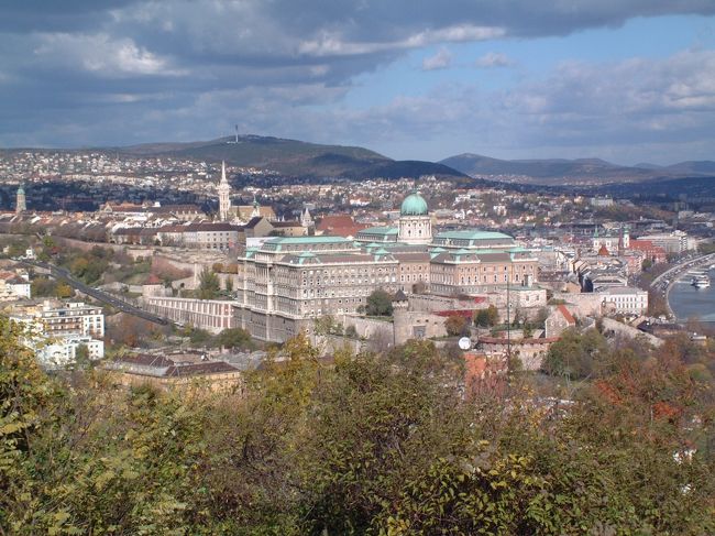 ブダ側、王宮の丘にあるブダ王宮