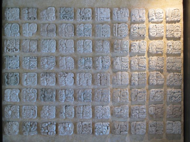 マヤ文字。<br />世界三大読めない古代文字のひとつ。
