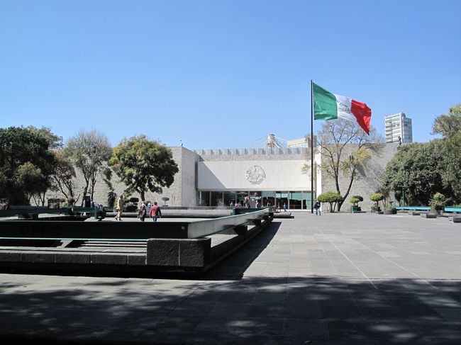 博物館に着いた。<br />