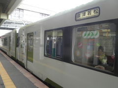 ここから乗車するのは磐越西線。まずは会津若松行きに乗ります。