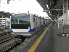 E231系ではなくE531系に乗車して水戸方面へと引き返します。