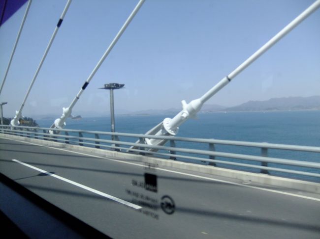 巨済大橋を渡って・・・