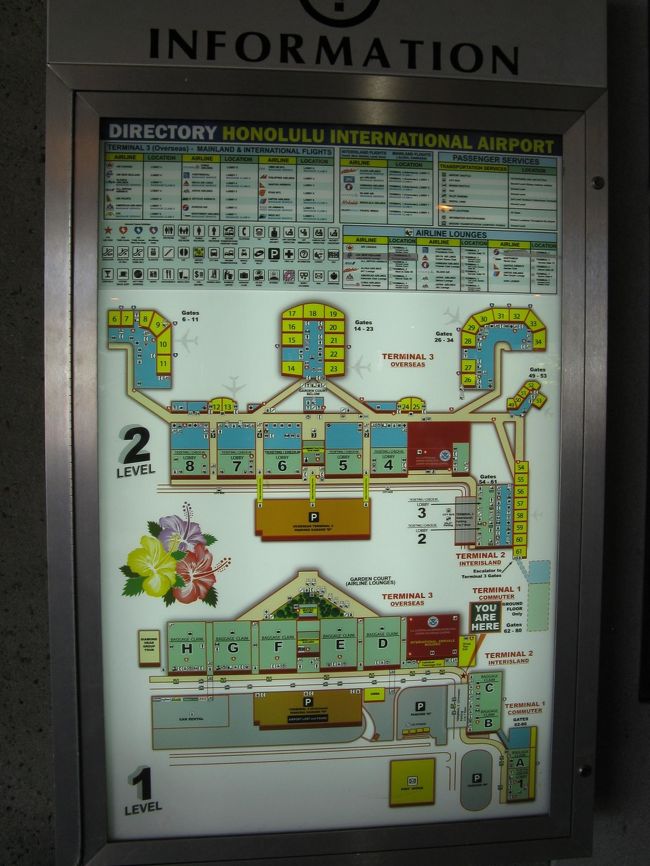 ターミナルの案内図