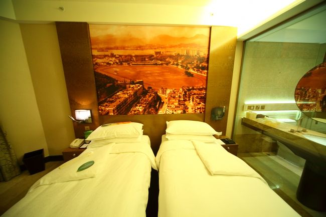 ベッドはこんな感じ。