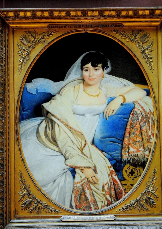 ジャン＝オーギュスト＝ドミニク・アングル「リヴィエール夫人」。
