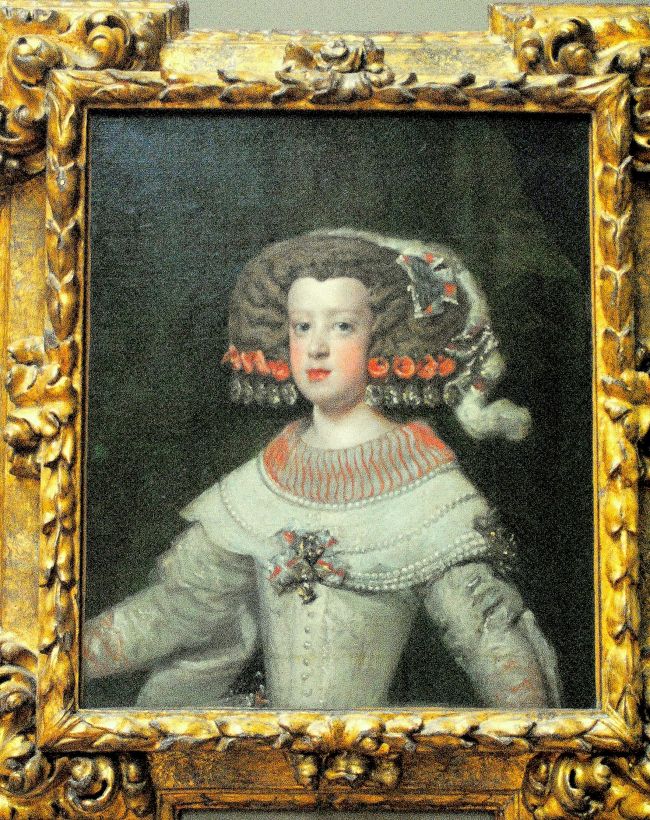 　ディエゴ・ベラスケス「フランス王妃、マリー・テレーズの幼い日の肖像」。