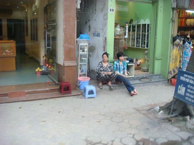 のんびりと商売