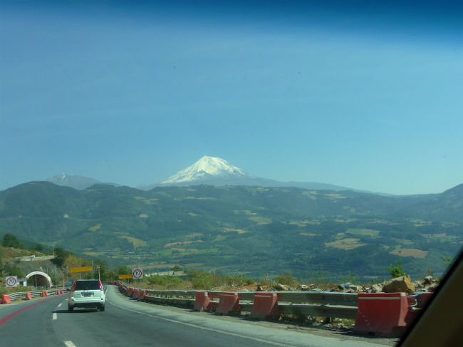 オリザバも冠雪しています。