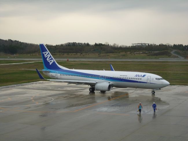 飛行機が離陸するのを見ました。